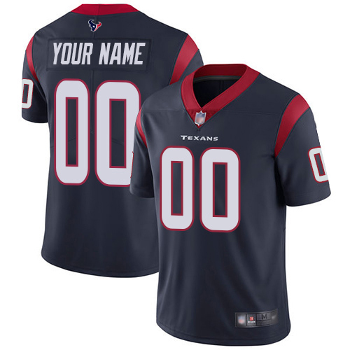 Limited Navy Blue Men Home Jersey NFL Customized Football Houston Texans Vapor Untouchable